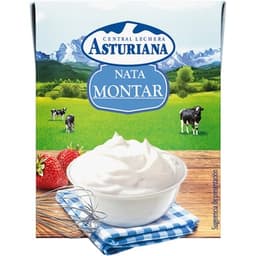Nata líquida para montar botella 200 ml - Asturiana