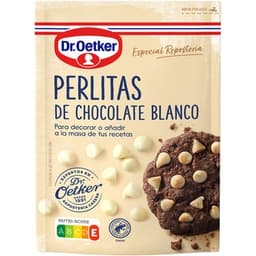 Perlitas de chocolate blanco envase 100 g - Dr.oetker
