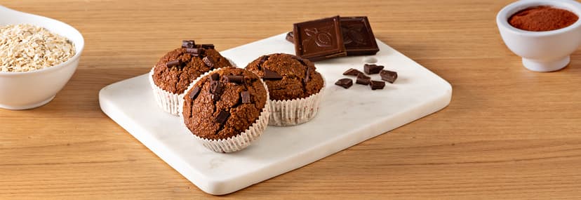 Magdalenas de chocolate