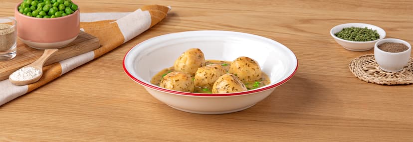 Albóndigas de merluza en salsa verde