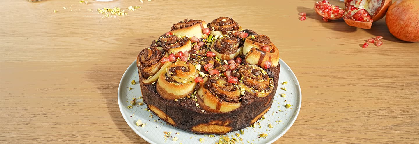 Tarta roll de chocolate