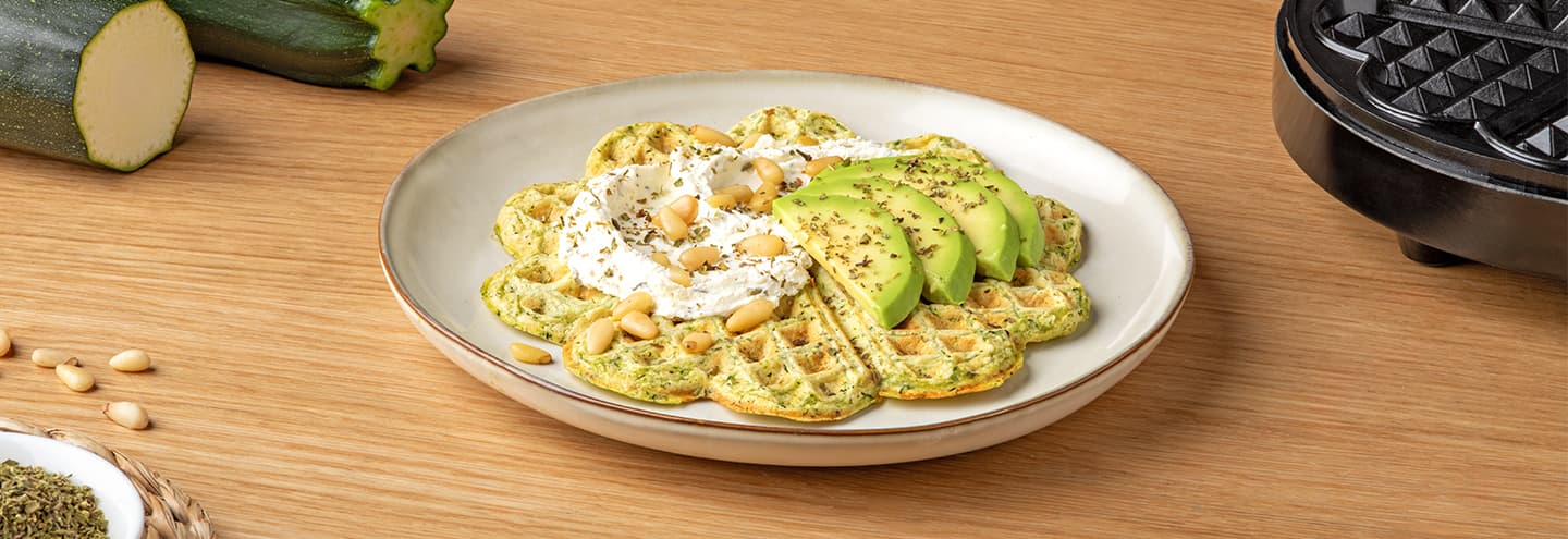 Gofres de calabacín