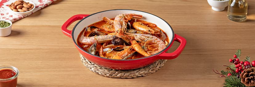 Zarzuela de pescado y marisco
