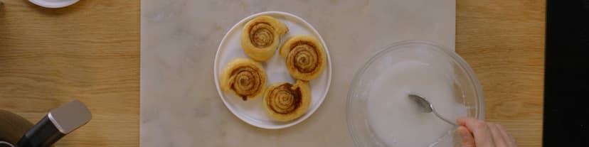 Rollitos de canela en freidora de aire