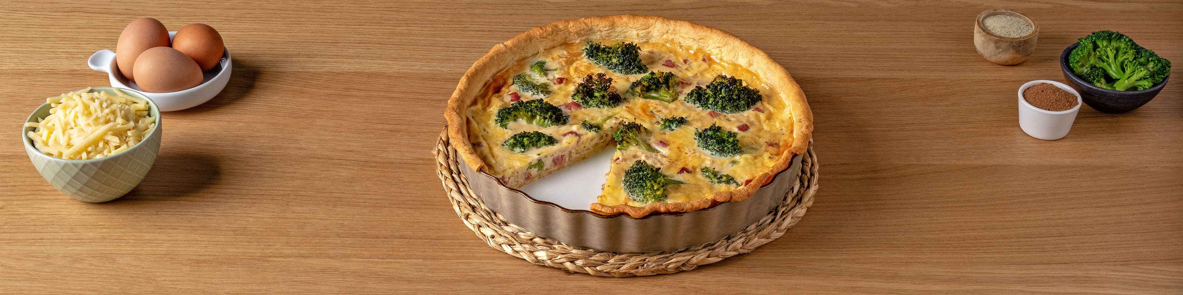 Quiche de brócoli