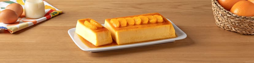 Flan de naranja