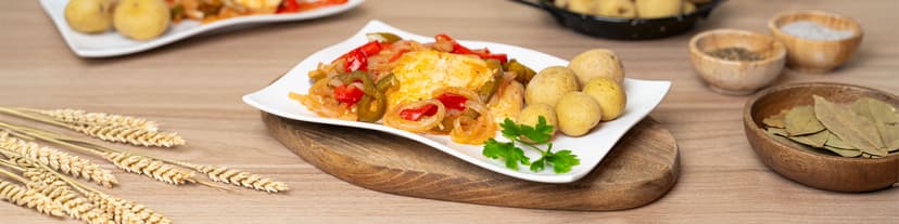 Dorada encebollada al estilo canario