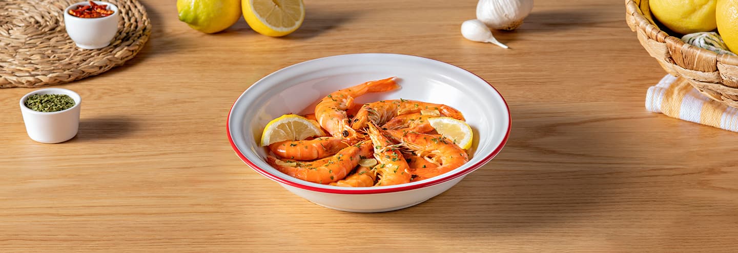 Langostinos al ajillo