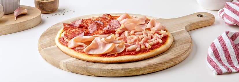 Pizza de embutidos