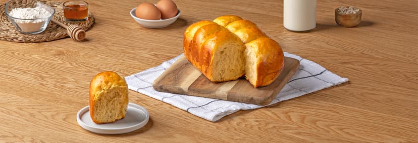 Pan de leche con panificadora