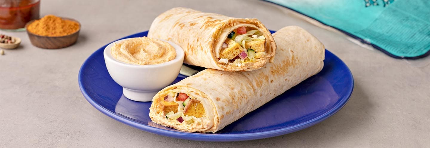 Durum vegetal de tofu marinado