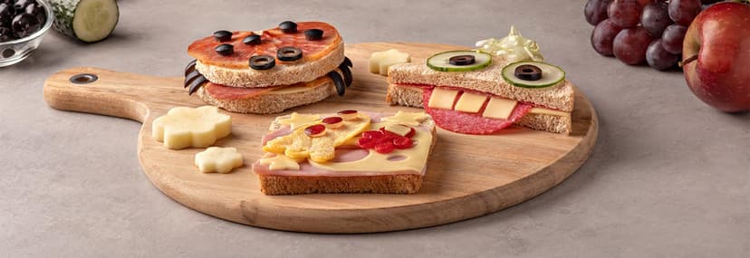 3 Sándwiches divertidos