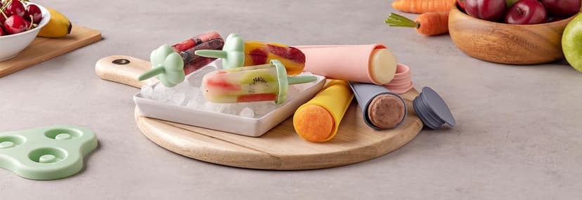 Polos caseros con la batidora de frutas