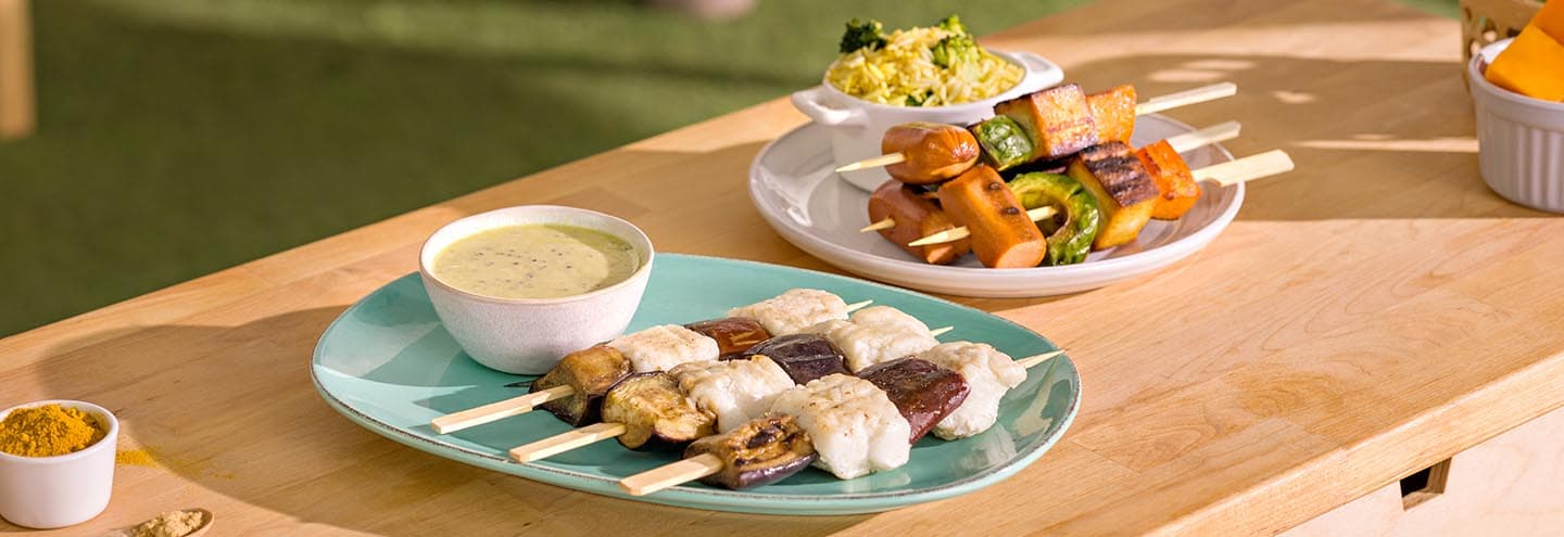 Pinchos a la barbacoa