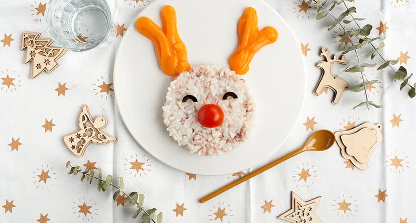 Arroz con pavo y calabaza