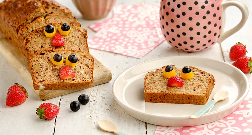 Banana cake sin azúcar