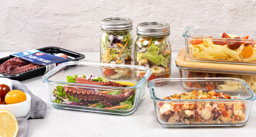 Batch cooking de pulpo y pasta