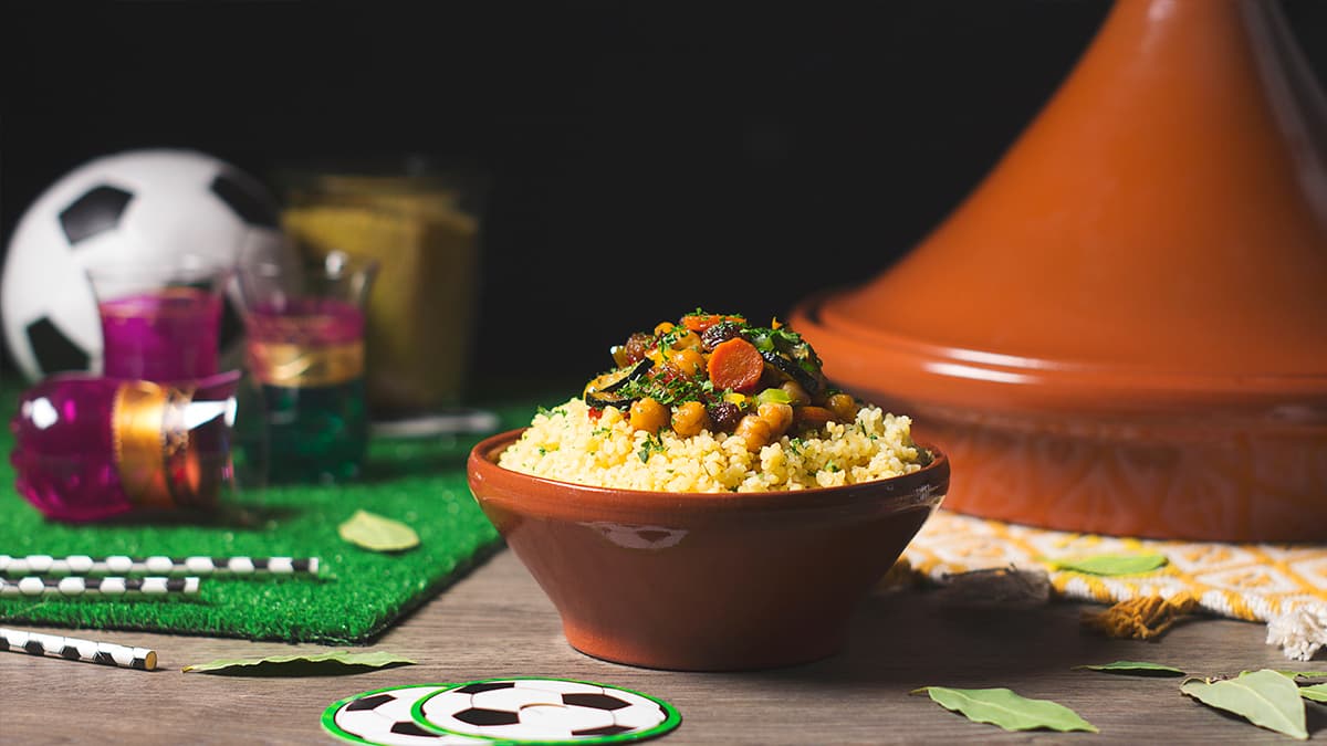 Bulgur marroquí con verduras