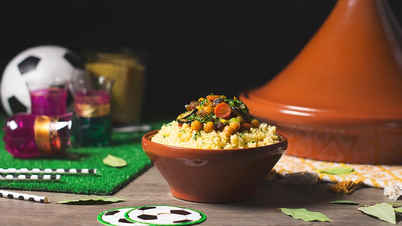 Bulgur marroquí con verduras
