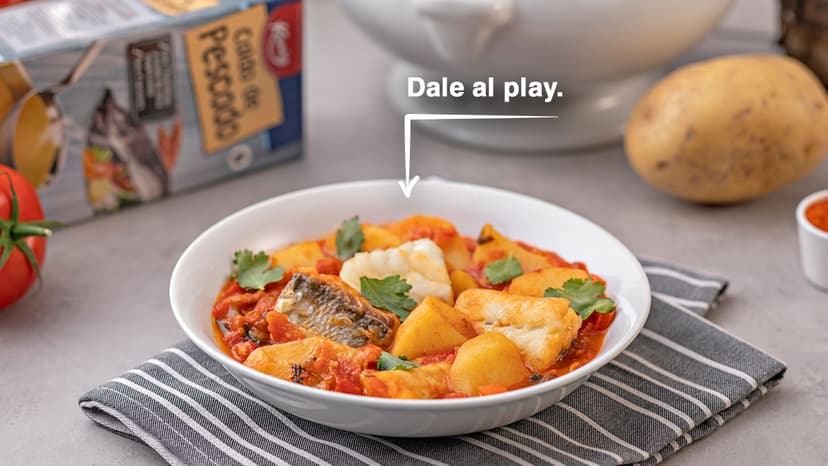 Caldo de pescado canario