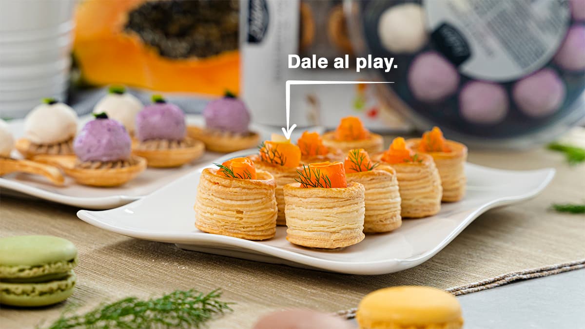 Canapés dulces y salados