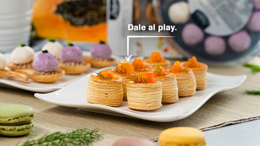 Canapés dulces y salados
