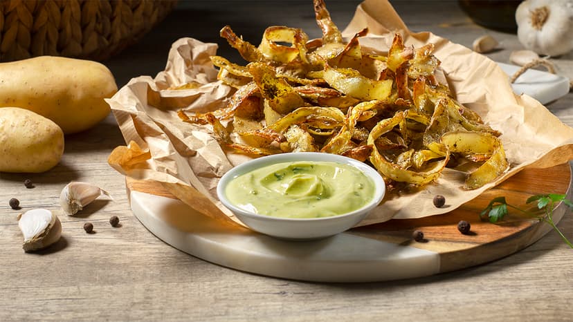 Chips de piel de patata