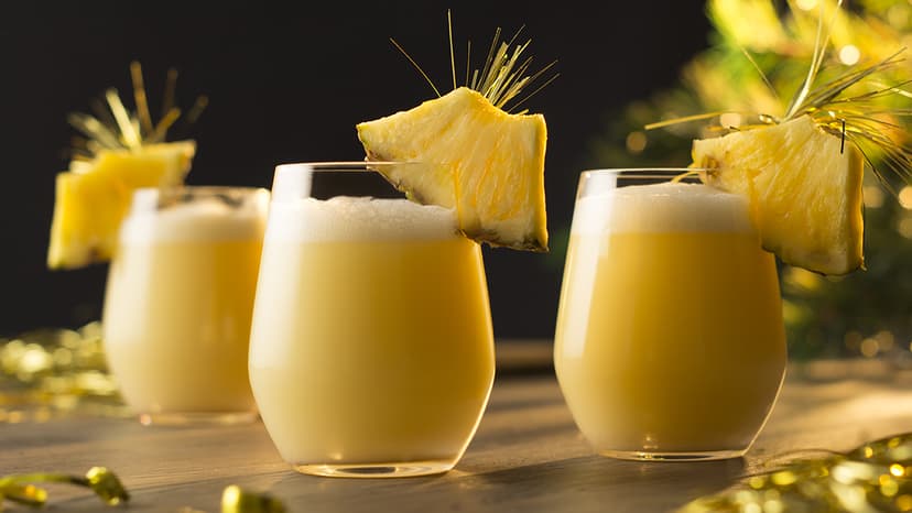 Cóctel de piña colada