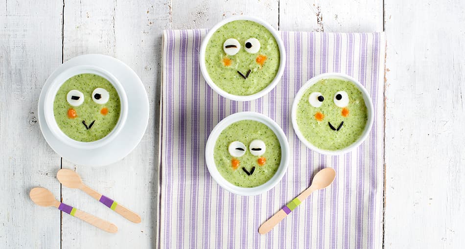 Crema de brócoli y calabacín