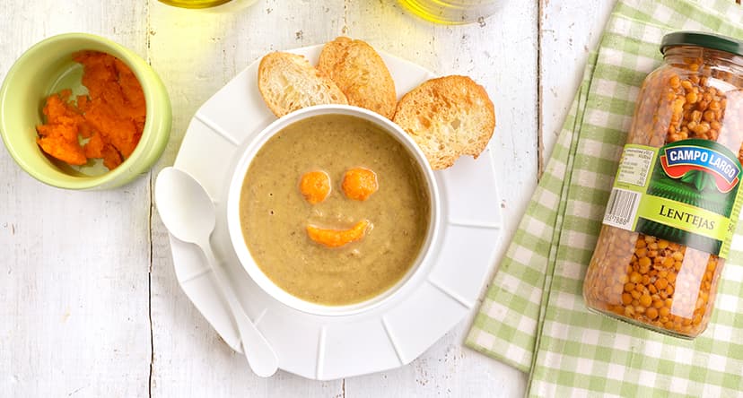 Crema de lentejas