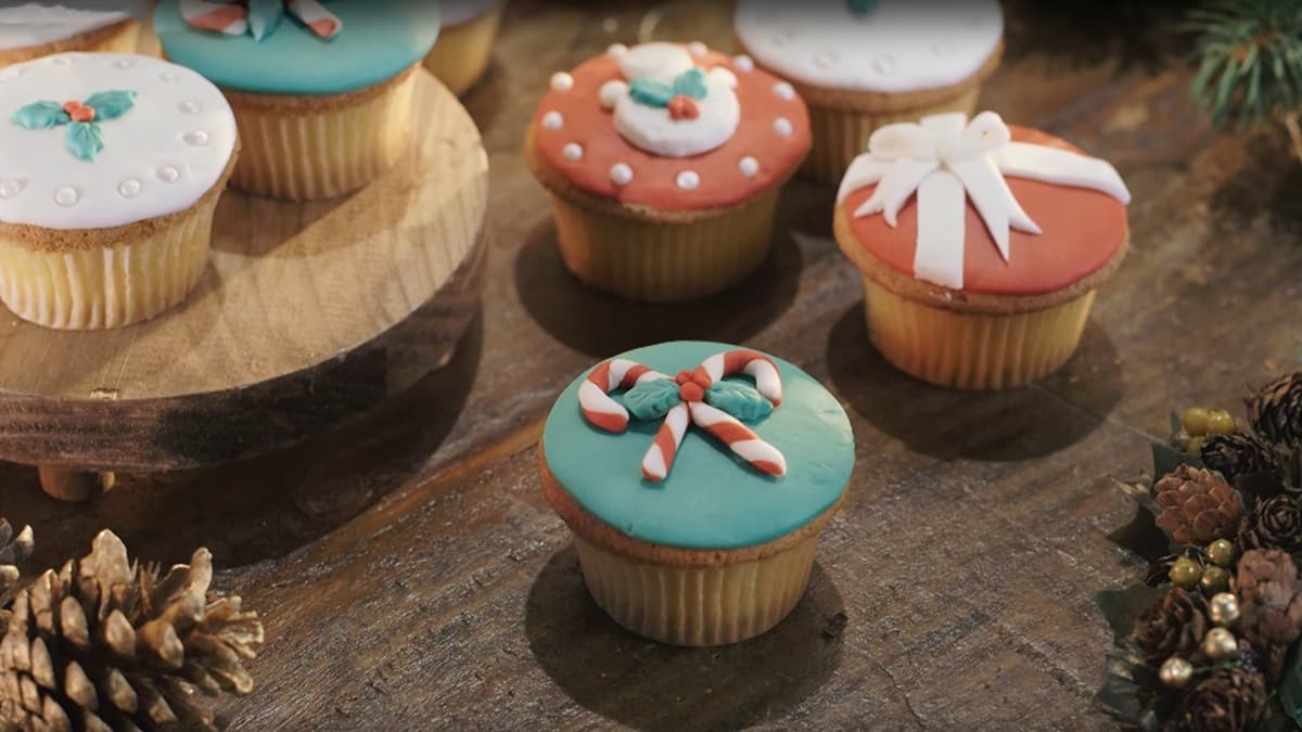 Cupcakes con fondant