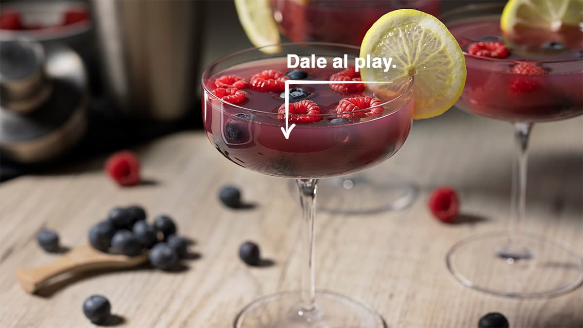 Daiquiri de frutos rojos