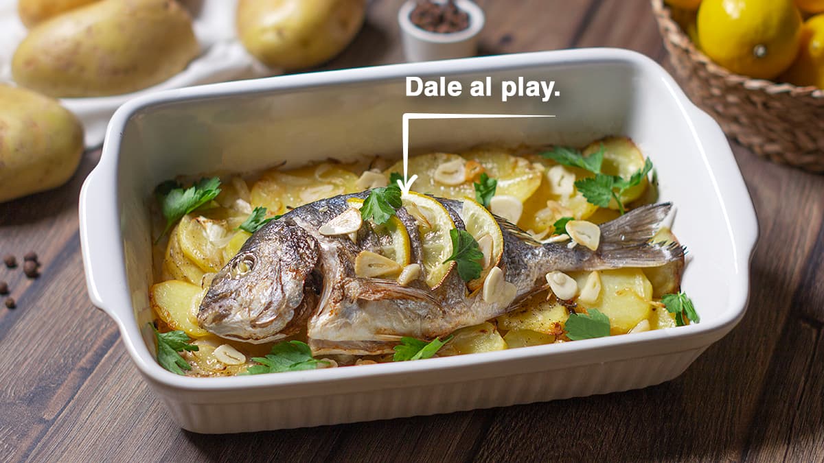 Dorada al horno