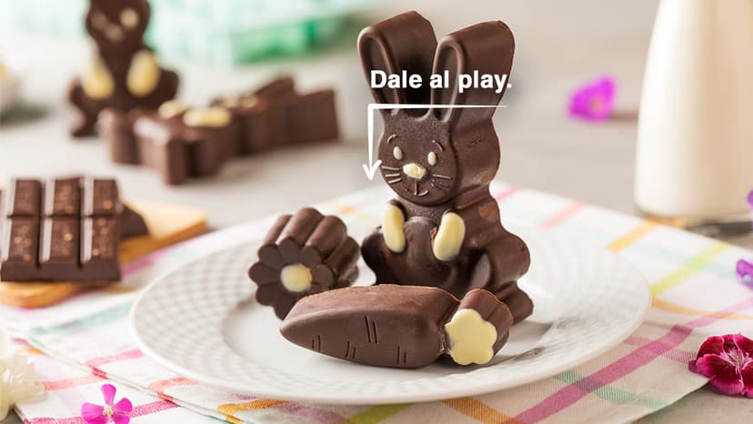 Dulces de chocolate y pistacho