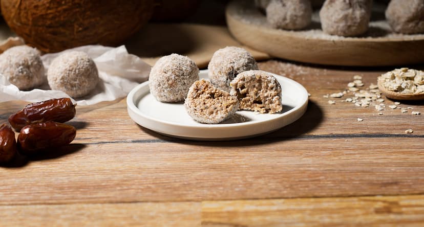 Dulces vegetarianos de coco