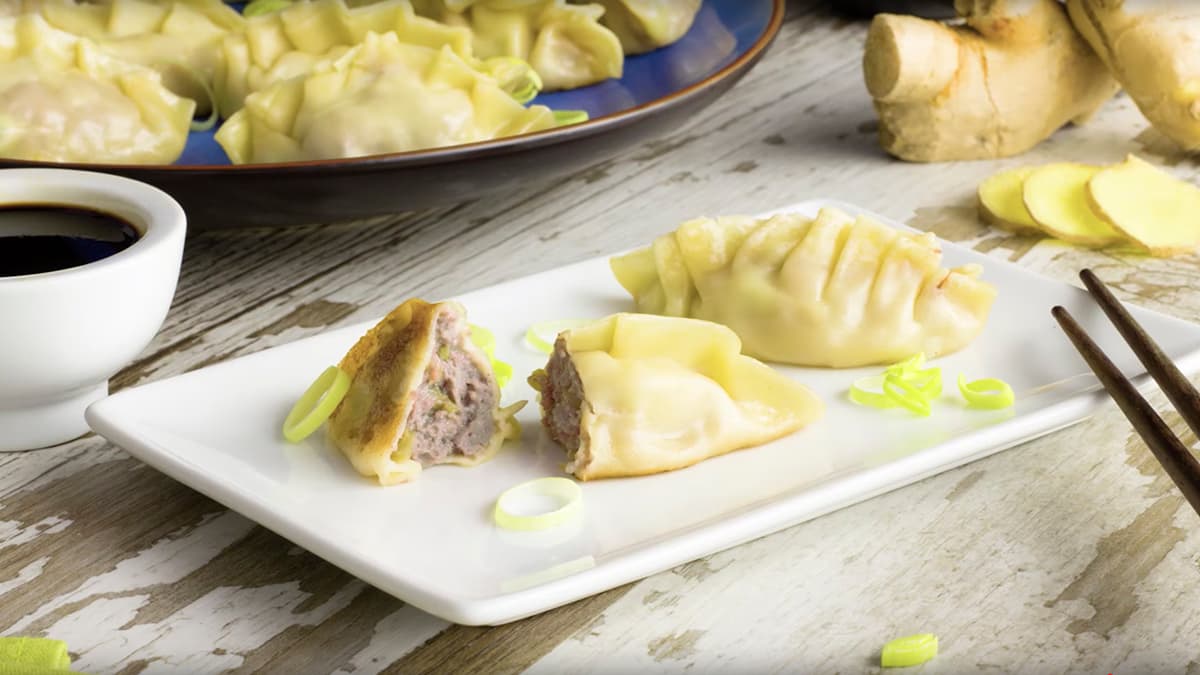 Dumplings con jengibre