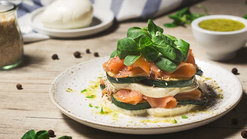 Ensalada de mozzarella