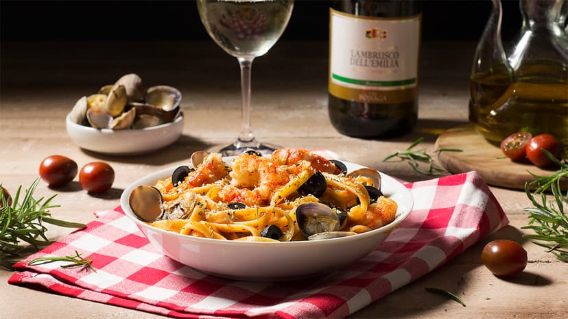 Espaguetis a la marinera