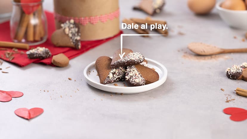 Galletas de mantequilla y cacao