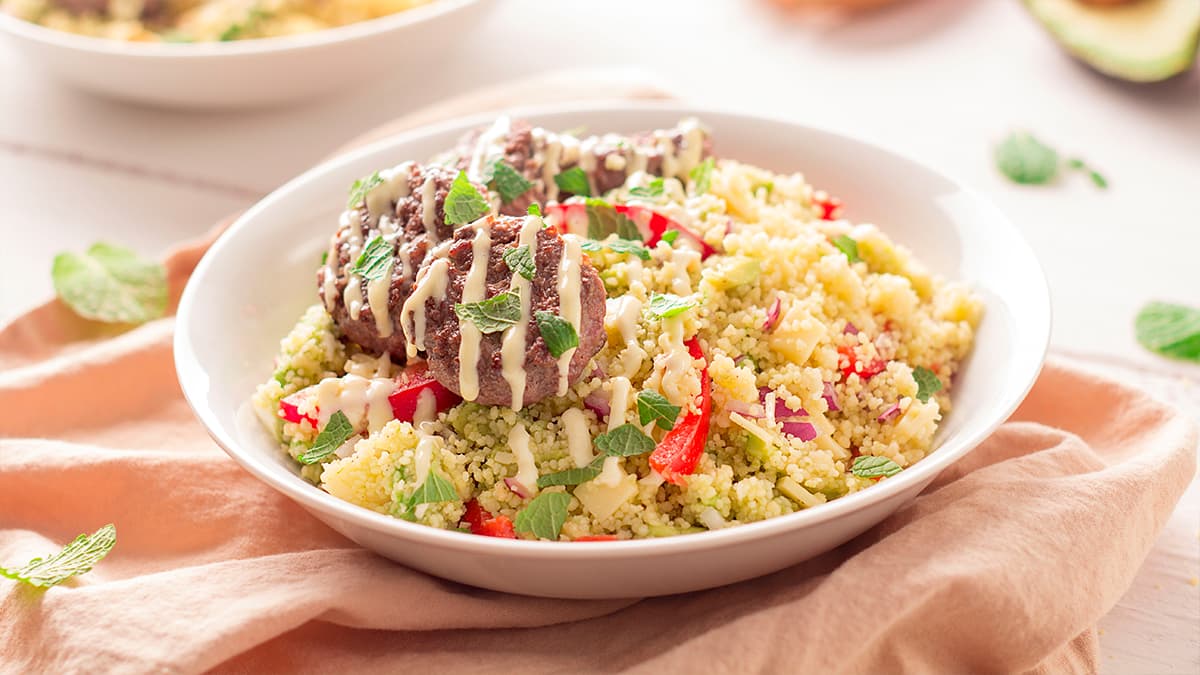 Hamburguesas con cuscús