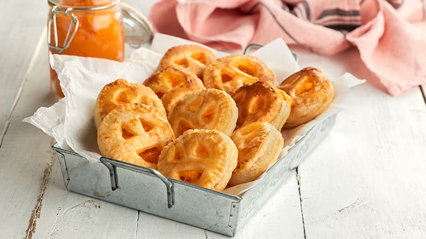Hojaldres de calabaza para halloween