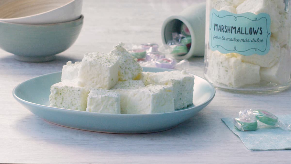 Marshmallows de naranja y lima