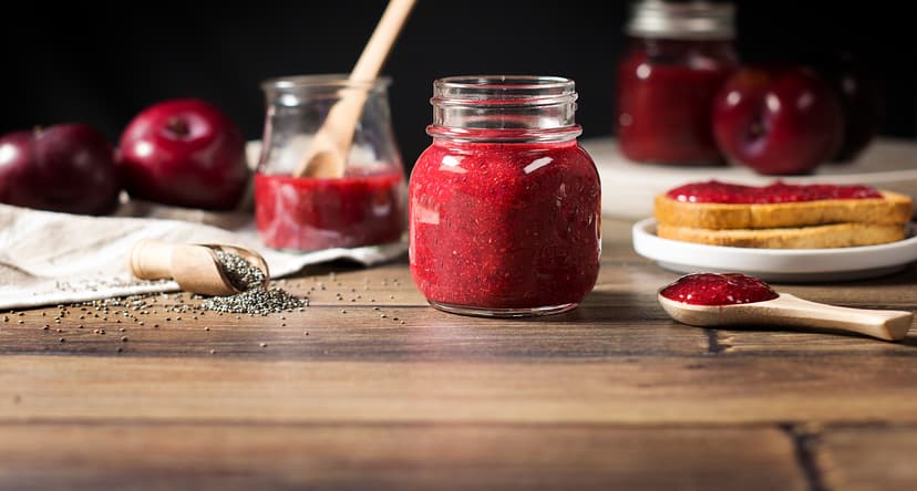 Mermelada de ciruela con chía