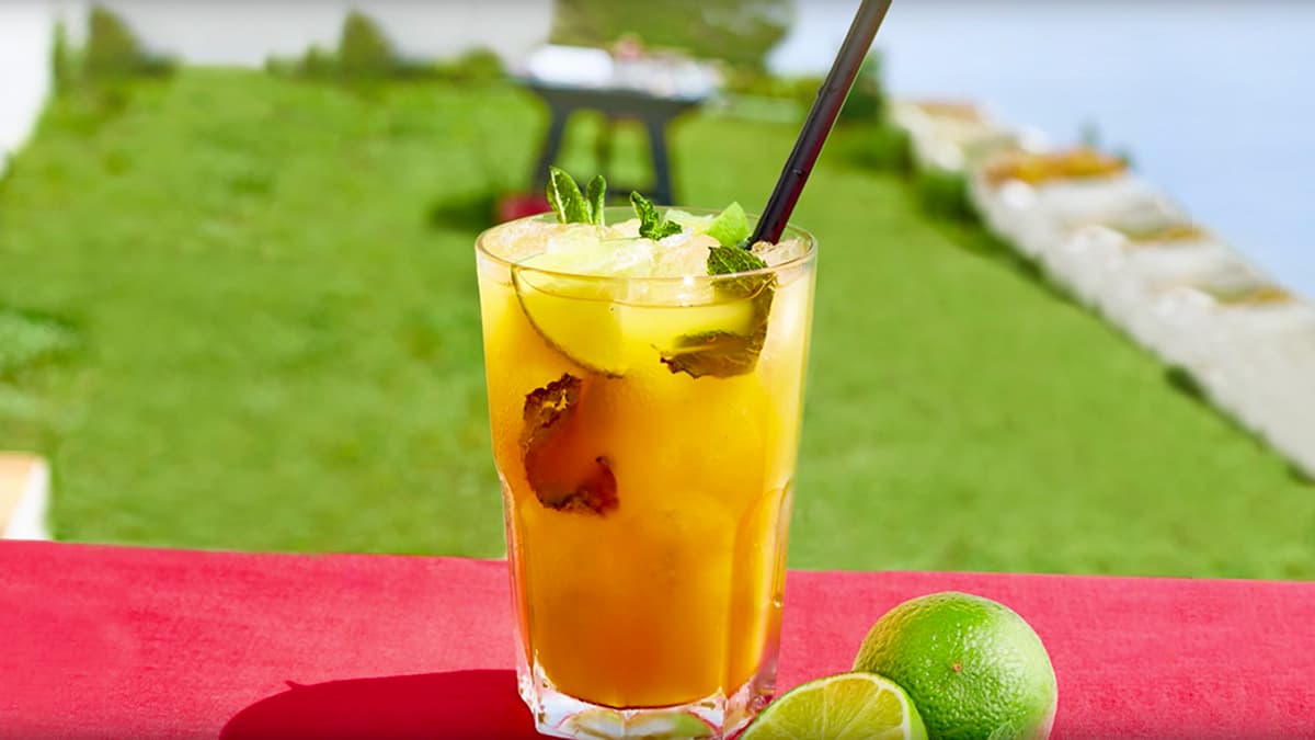Mojito de mango sin alcohol
