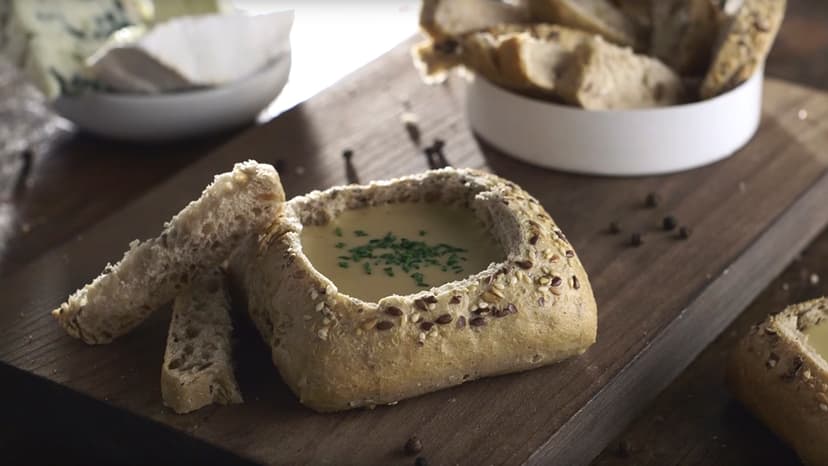 Panecillos de fondue de quesos