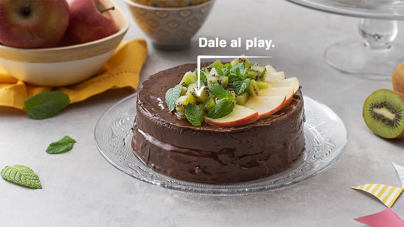 Pastel pasión por chocolate