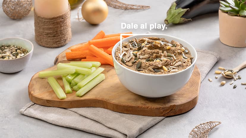 Paté vegano de berenjena