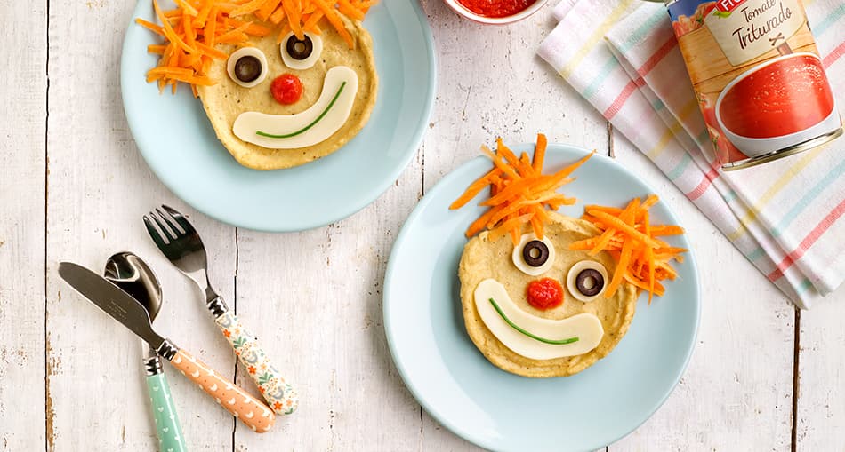 Pizza con base de tofu