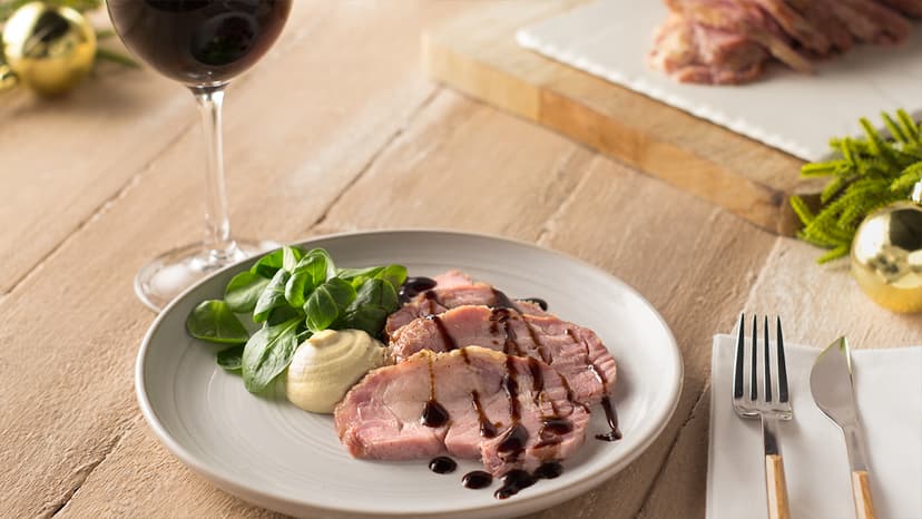 Redondo de cerdo asado