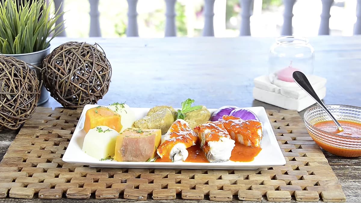 Sancocho con pella de gofio